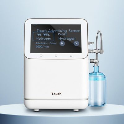 Touch Advertising Screen 99.99% Purity Hydrogen Inhalation Machine 6000ml/min