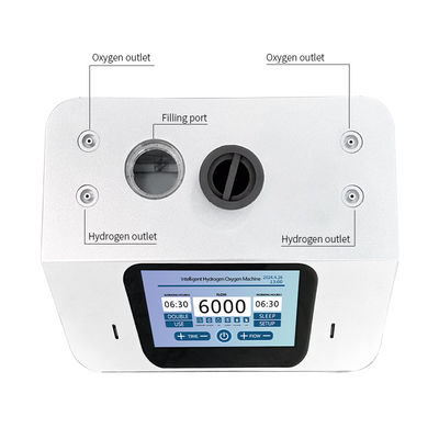 Μηχανή εισπνοής υδρογόνου με γεννήτρια PEM 6000 ml/min με οθόνες αφής Προσαρμόσιμο στυλ