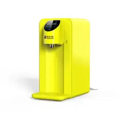 ODM Design 75G Κίτρινος άμεσος διανομέας ζεστού νερού με τροφοδοσία νερού 3.6-58Psi και φυσίγγια φίλτρου